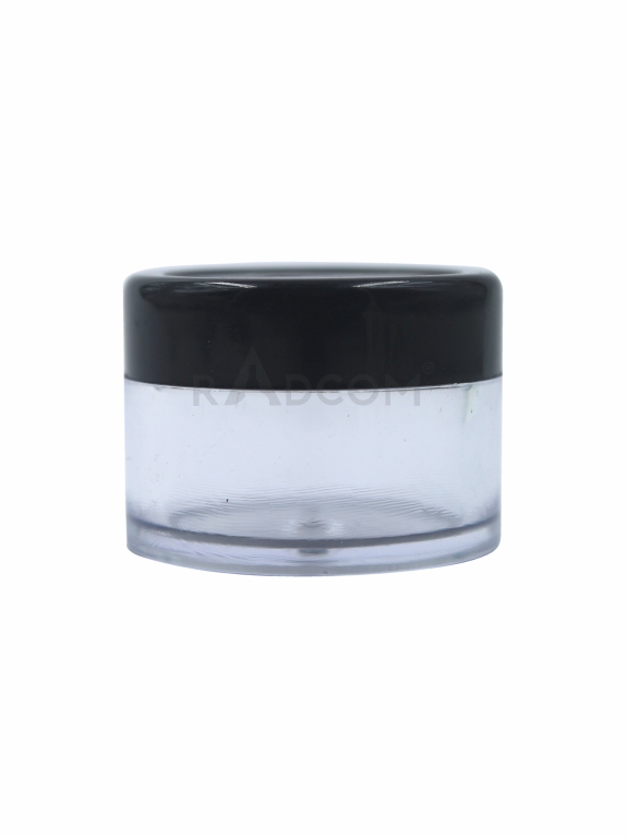 15GM San Cream Jar - With Black  Cap 